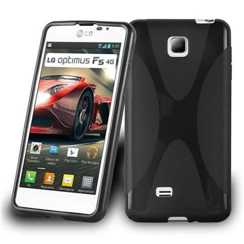 Cadorabo Hülle kompatibel mit LG OPTIMUS F5 / LUCID 2 Schutzhülle aus flexiblem TPU Silikon