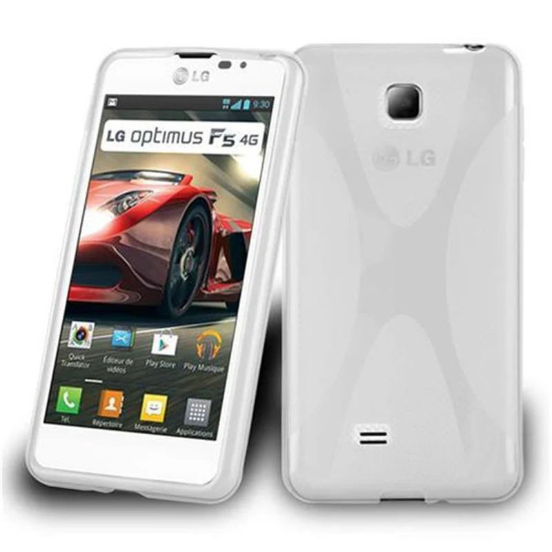 Cadorabo Hülle kompatibel mit LG OPTIMUS F5 / LUCID 2 Schutzhülle aus flexiblem TPU Silikon
