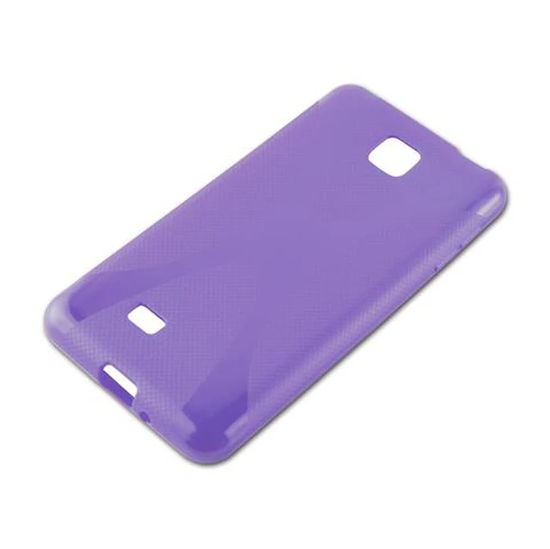 Cadorabo Hülle kompatibel mit LG OPTIMUS F5 / LUCID 2 Schutzhülle aus flexiblem TPU Silikon