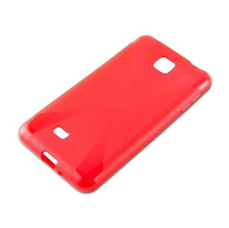 Cadorabo Hülle kompatibel mit LG OPTIMUS F5 / LUCID 2 Schutzhülle aus flexiblem TPU Silikon