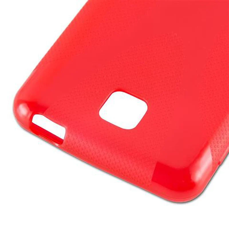 Cadorabo Hülle kompatibel mit LG OPTIMUS F5 / LUCID 2 Schutzhülle aus flexiblem TPU Silikon