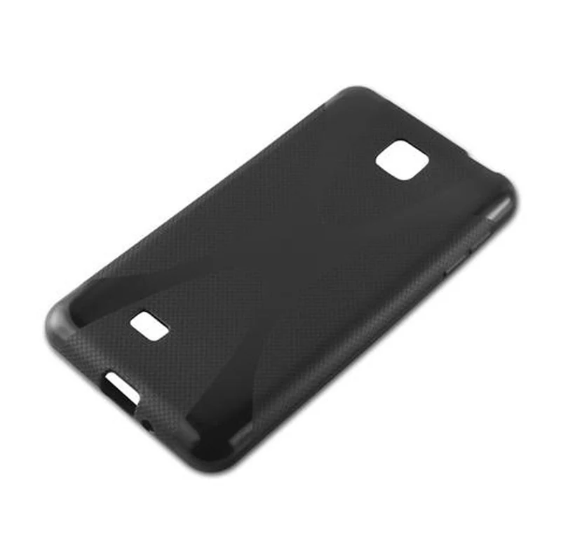 Cadorabo Hülle kompatibel mit LG OPTIMUS F5 / LUCID 2 Schutzhülle aus flexiblem TPU Silikon