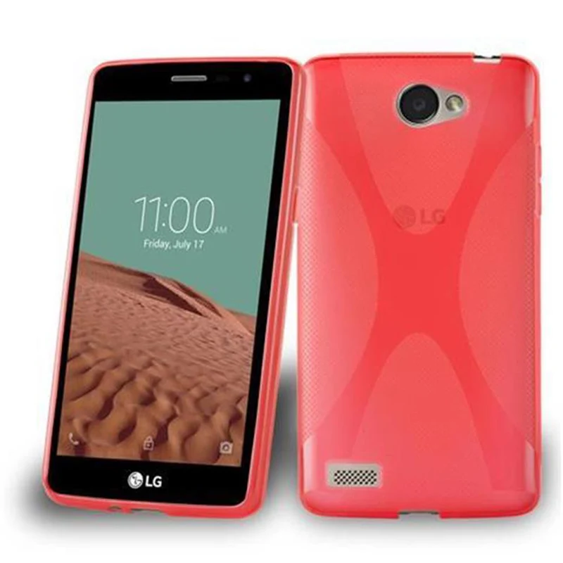 Cadorabo Hülle kompatibel mit LG BELLO II Schutzhülle aus flexiblem TPU Silikon