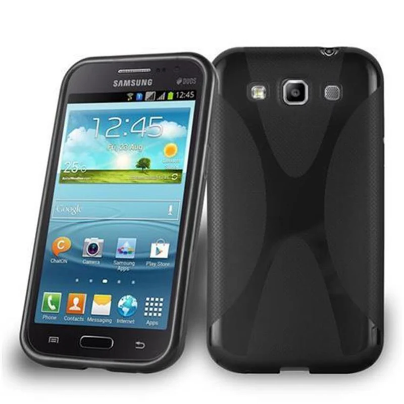 Cadorabo Hülle kompatibel mit Samsung Galaxy WIN Schutzhülle aus flexiblem TPU Silikon