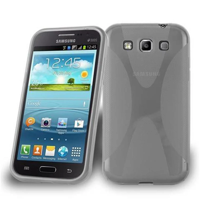 Cadorabo Hülle kompatibel mit Samsung Galaxy WIN Schutzhülle aus flexiblem TPU Silikon