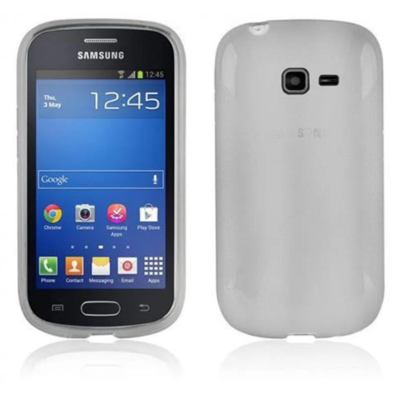 Cadorabo Hülle kompatibel mit Samsung Galaxy TREND LITE Schutzhülle aus flexiblem TPU Silikon
