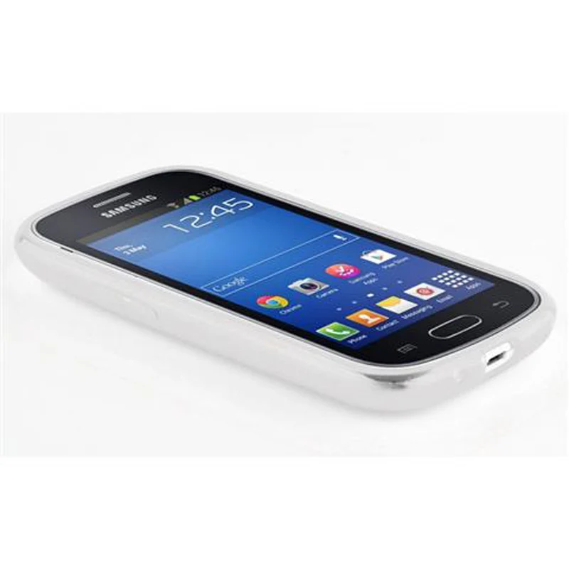 Cadorabo Hülle kompatibel mit Samsung Galaxy TREND LITE Schutzhülle aus flexiblem TPU Silikon
