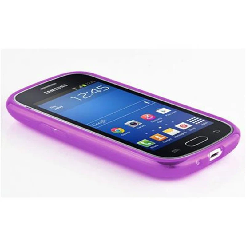 Cadorabo Hülle kompatibel mit Samsung Galaxy TREND LITE Schutzhülle aus flexiblem TPU Silikon