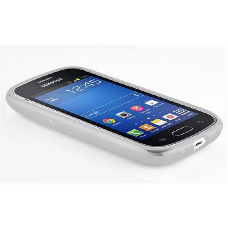 Cadorabo Hülle kompatibel mit Samsung Galaxy TREND LITE Schutzhülle aus flexiblem TPU Silikon