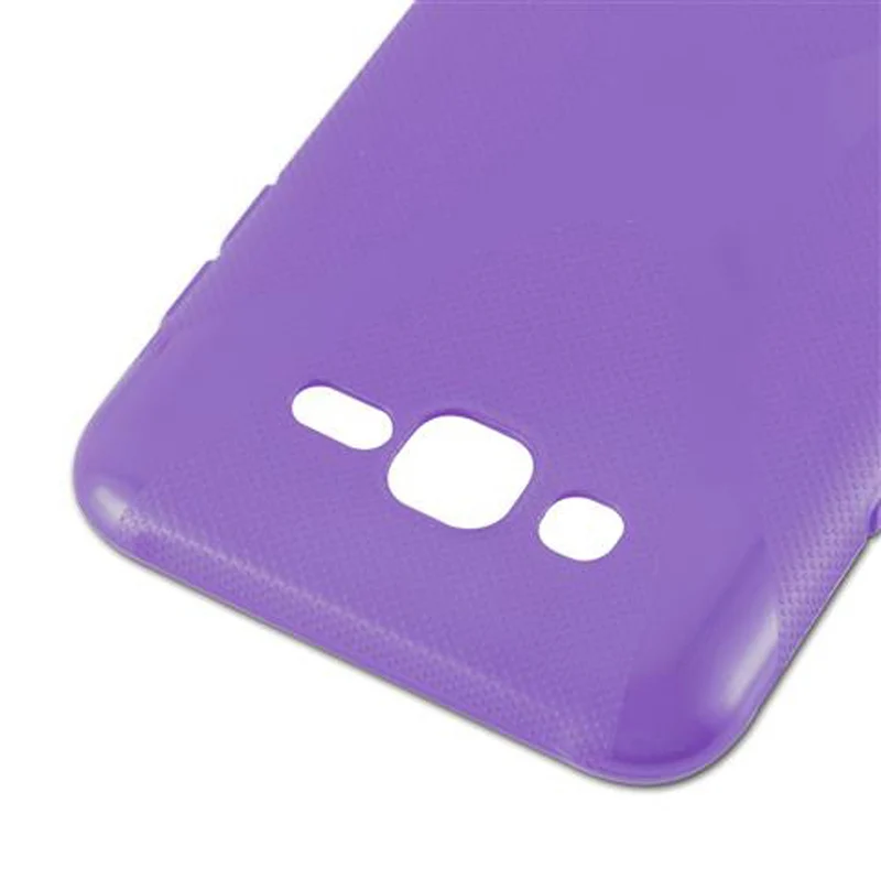 Cadorabo Hülle kompatibel mit Samsung Galaxy J7 2015 Schutzhülle aus flexiblem TPU Silikon