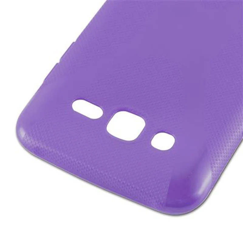 Cadorabo Hülle kompatibel mit Samsung Galaxy J5 2015 Schutzhülle aus flexiblem TPU Silikon