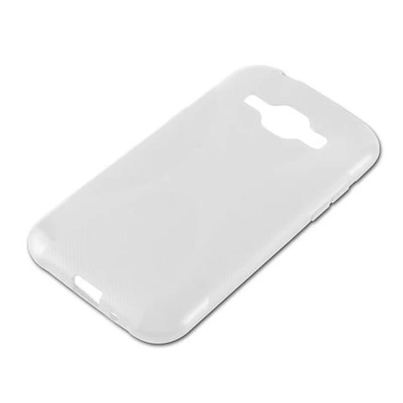 Cadorabo Hülle kompatibel mit Samsung Galaxy J1 2015 Schutzhülle aus flexiblem TPU Silikon