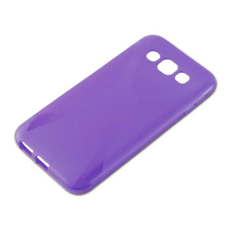 Cadorabo Hülle kompatibel mit Samsung Galaxy E5 Schutzhülle aus flexiblem TPU Silikon