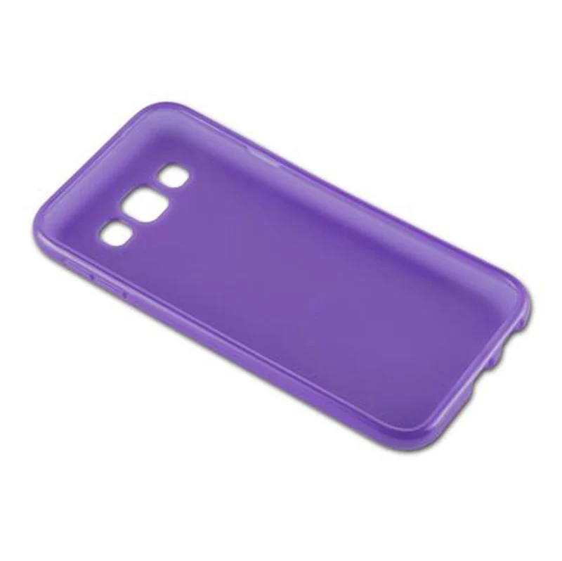 Cadorabo Hülle kompatibel mit Samsung Galaxy E5 Schutzhülle aus flexiblem TPU Silikon