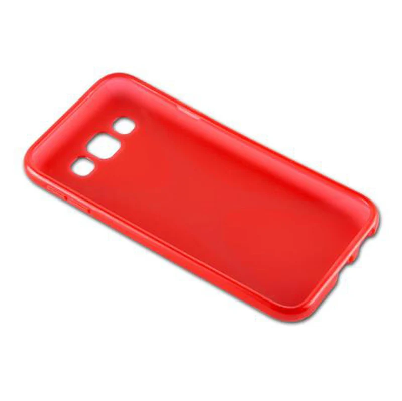 Cadorabo Hülle kompatibel mit Samsung Galaxy E5 Schutzhülle aus flexiblem TPU Silikon