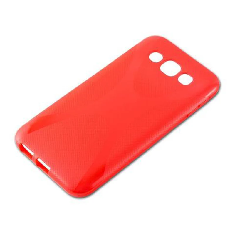 Cadorabo Hülle kompatibel mit Samsung Galaxy E5 Schutzhülle aus flexiblem TPU Silikon