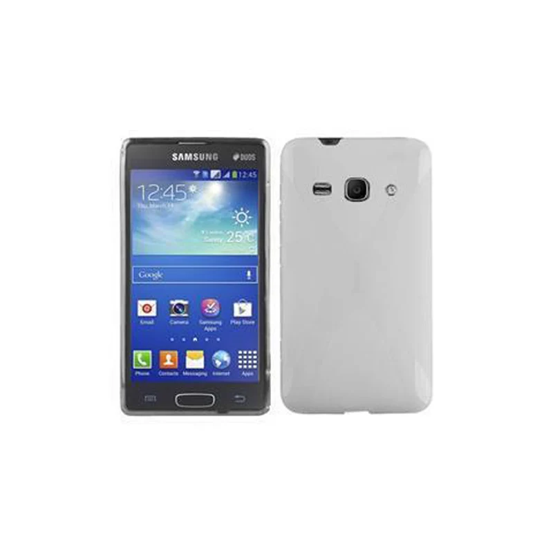 Cadorabo Hülle kompatibel mit Samsung Galaxy ACE 3 Schutzhülle aus flexiblem TPU Silikon