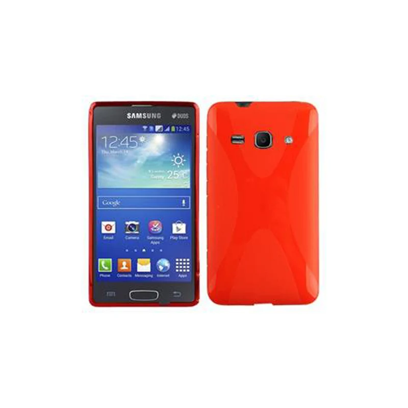 Cadorabo Hülle kompatibel mit Samsung Galaxy ACE 3 Schutzhülle aus flexiblem TPU Silikon