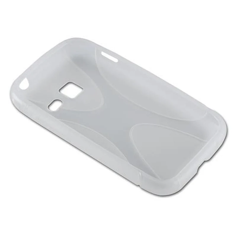 Cadorabo Hülle kompatibel mit Samsung Galaxy ACE DUOS Schutzhülle aus flexiblem TPU Silikon