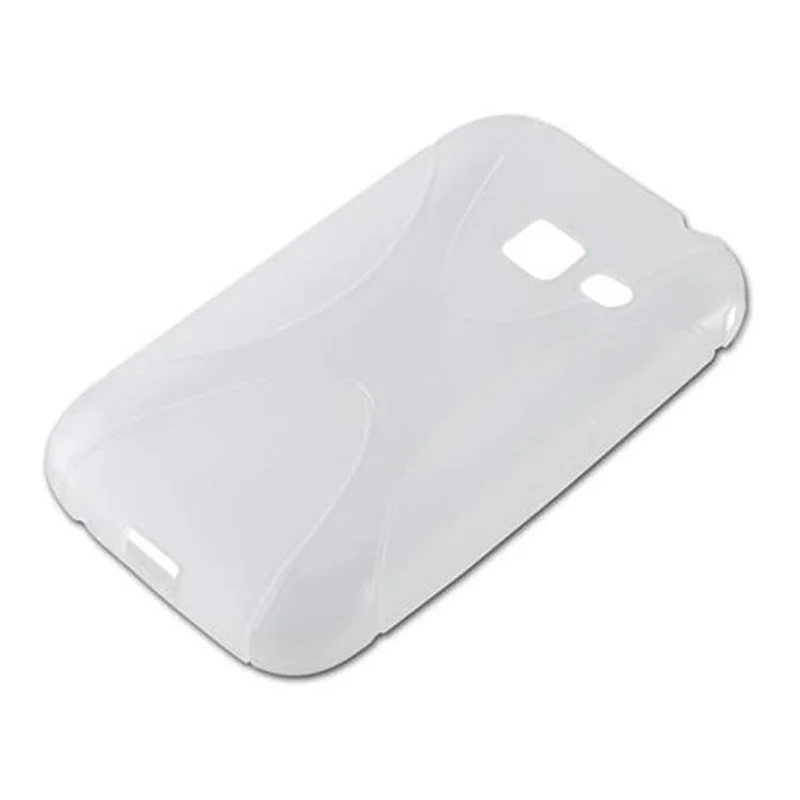 Cadorabo Hülle kompatibel mit Samsung Galaxy ACE DUOS Schutzhülle aus flexiblem TPU Silikon