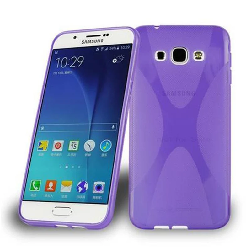 Cadorabo Hülle kompatibel mit Samsung Galaxy A8 2015 Schutzhülle aus flexiblem TPU Silikon