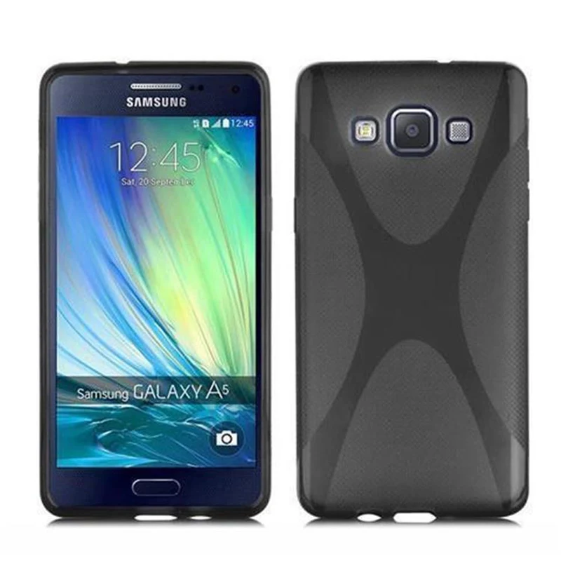 Cadorabo Hülle kompatibel mit Samsung Galaxy A7 2015 Schutzhülle aus flexiblem TPU Silikon