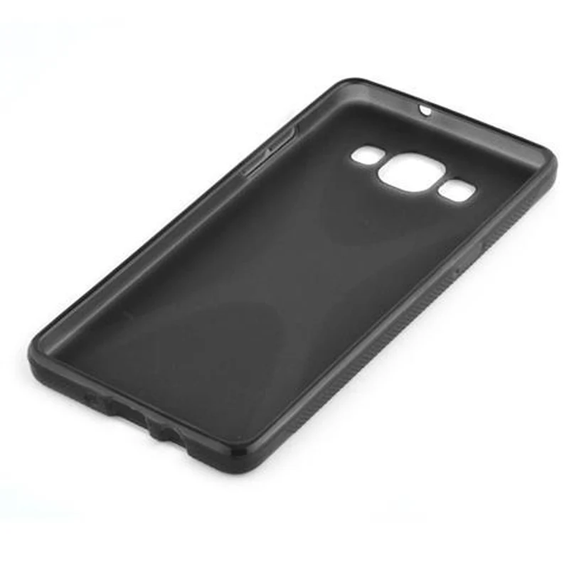 Cadorabo Hülle kompatibel mit Samsung Galaxy A7 2015 Schutzhülle aus flexiblem TPU Silikon