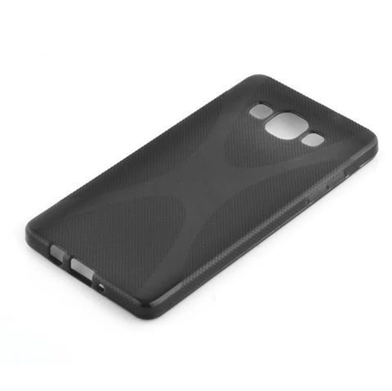 Cadorabo Hülle kompatibel mit Samsung Galaxy A7 2015 Schutzhülle aus flexiblem TPU Silikon