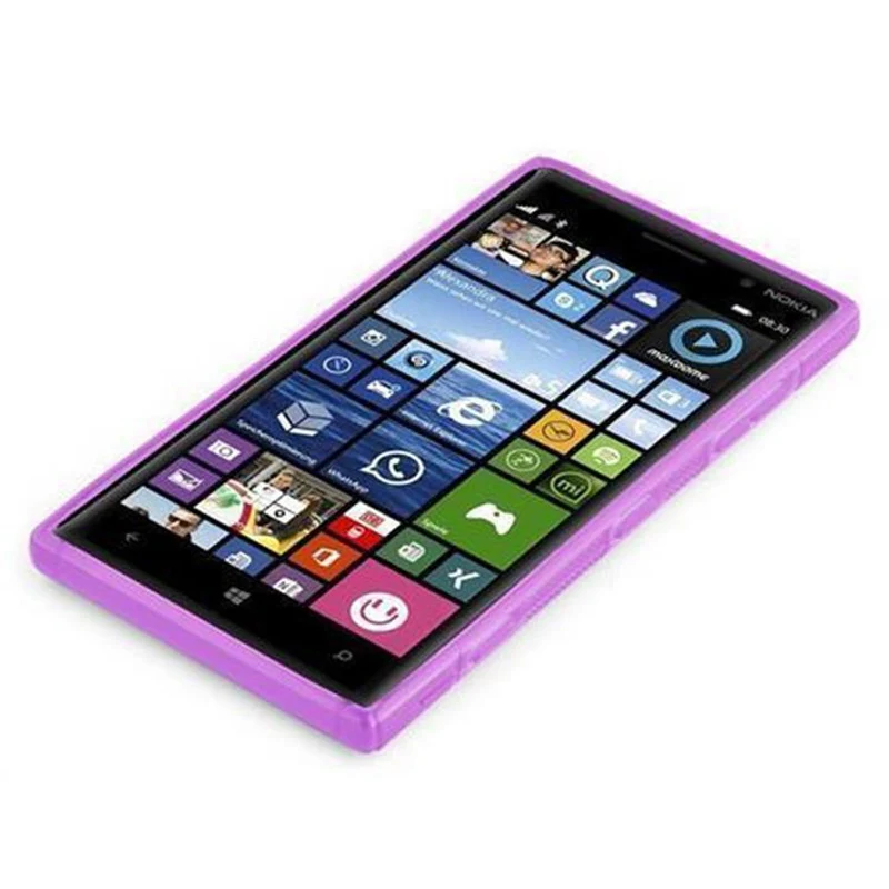 Cadorabo Hülle kompatibel mit Nokia Lumia 830 Schutzhülle aus flexiblem TPU Silikon