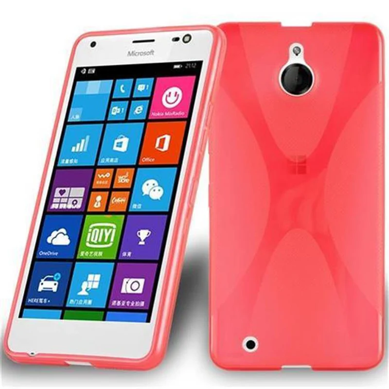 Cadorabo Hülle kompatibel mit Nokia Lumia 850 Schutzhülle aus flexiblem TPU Silikon