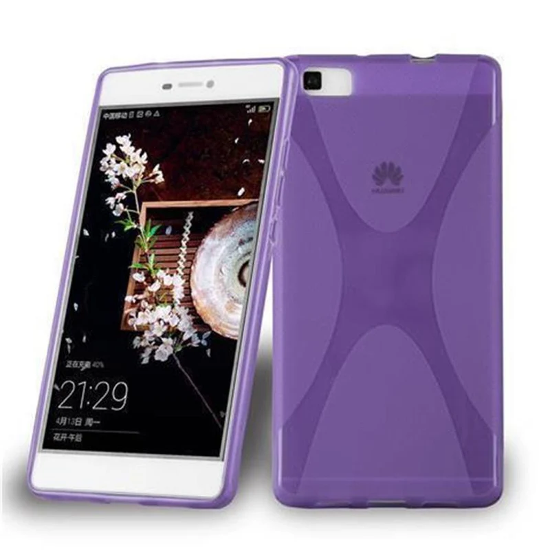 Cadorabo Hülle kompatibel mit Huawei P8 LITE 2015 Schutzhülle aus flexiblem TPU Silikon
