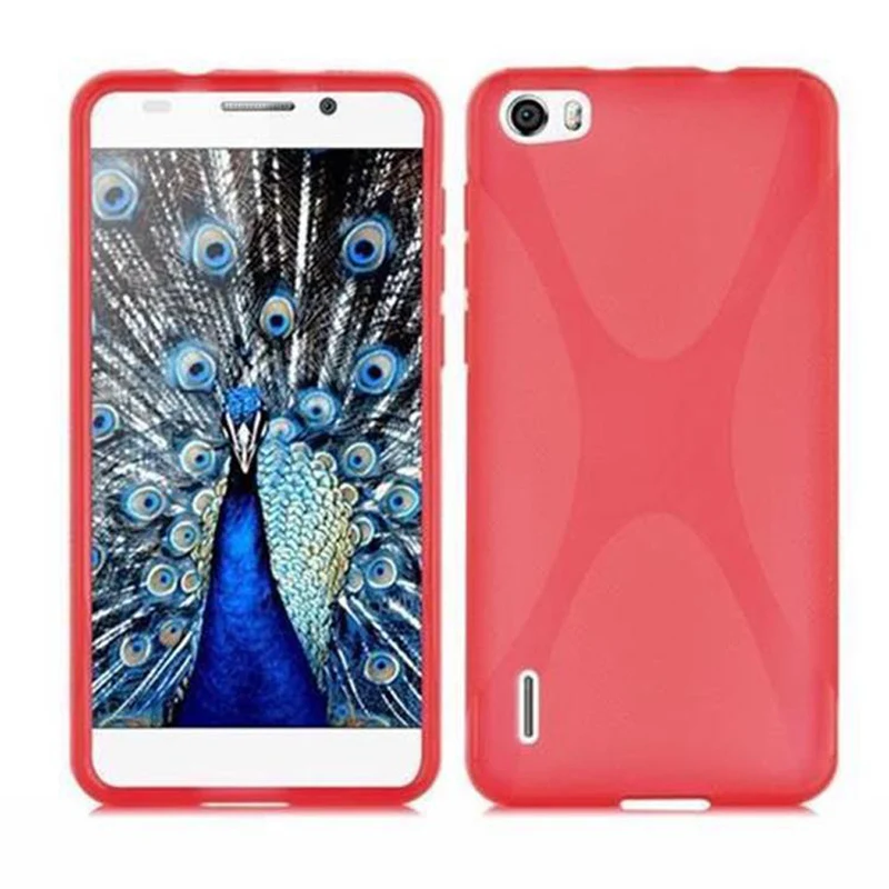 Cadorabo Hülle kompatibel mit Honor 6 Schutzhülle aus flexiblem TPU Silikon