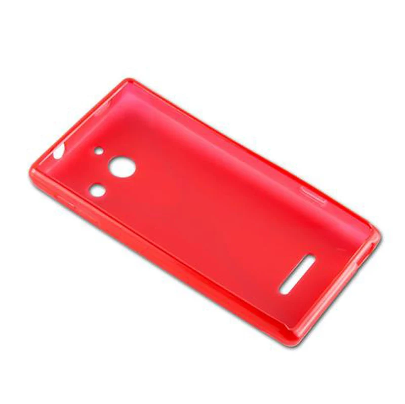 Cadorabo Hülle kompatibel mit Huawei ASCEND W1 Schutzhülle aus flexiblem TPU Silikon