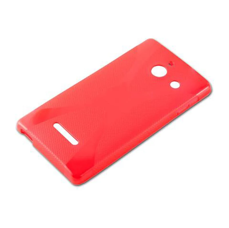Cadorabo Hülle kompatibel mit Huawei ASCEND W1 Schutzhülle aus flexiblem TPU Silikon