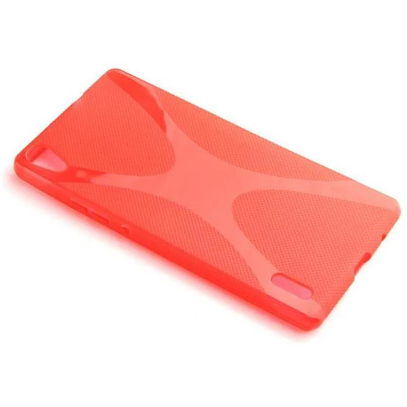 Cadorabo Hülle kompatibel mit Huawei ASCEND P7 Schutzhülle aus flexiblem TPU Silikon