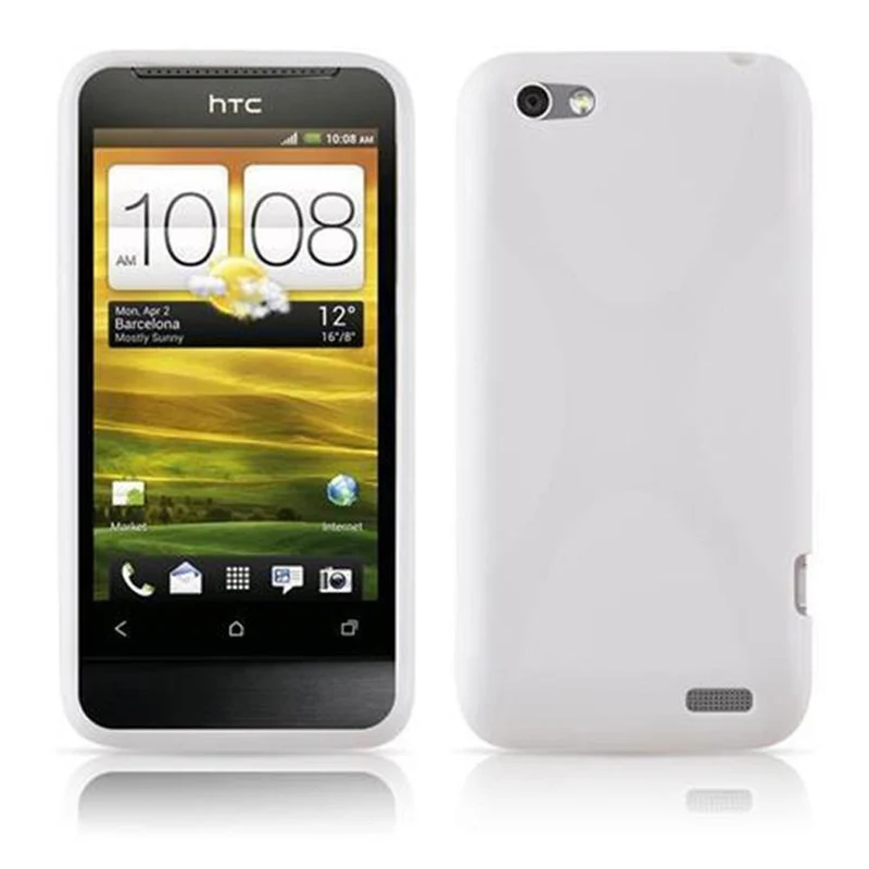 Cadorabo Hülle kompatibel mit HTC ONE V Schutzhülle aus flexiblem TPU Silikon