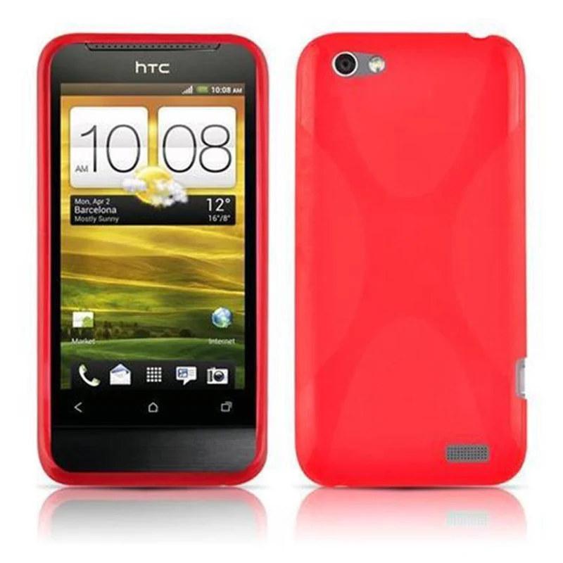 Cadorabo Hülle kompatibel mit HTC ONE V Schutzhülle aus flexiblem TPU Silikon