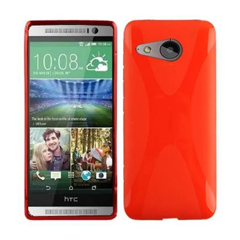 Cadorabo Hülle kompatibel mit HTC ONE M8 MINI Schutzhülle aus flexiblem TPU Silikon