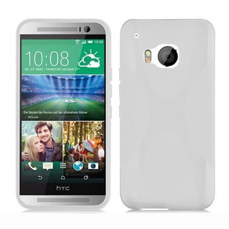 Cadorabo Hülle kompatibel mit HTC ONE M9 Schutzhülle aus flexiblem TPU Silikon
