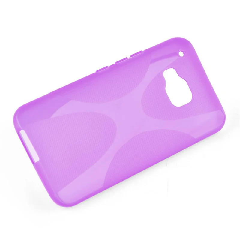 Cadorabo Hülle kompatibel mit HTC ONE M9 Schutzhülle aus flexiblem TPU Silikon