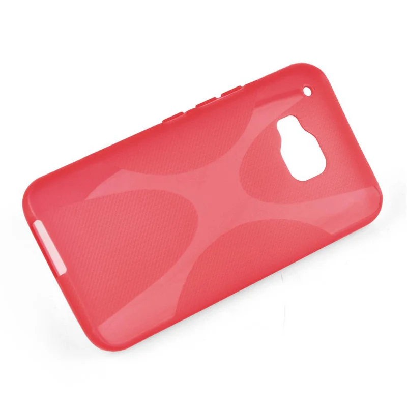 Cadorabo Hülle kompatibel mit HTC ONE M9 Schutzhülle aus flexiblem TPU Silikon