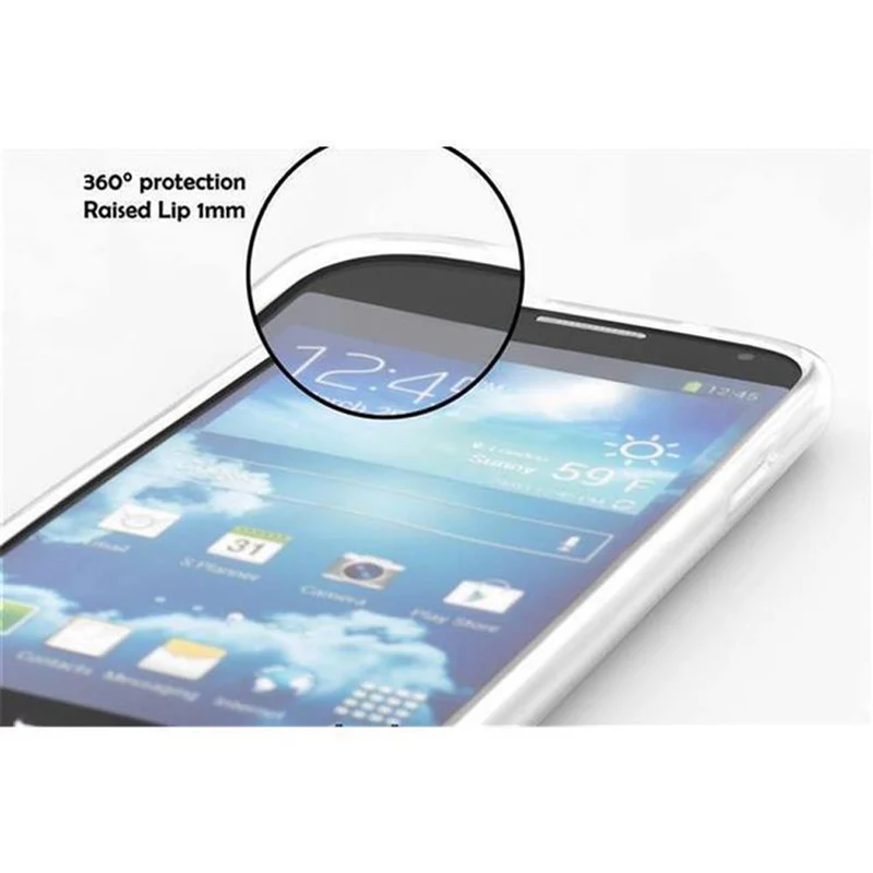 Cadorabo Hülle kompatibel mit HTC Desire 728 Schutzhülle aus flexiblem TPU Silikon