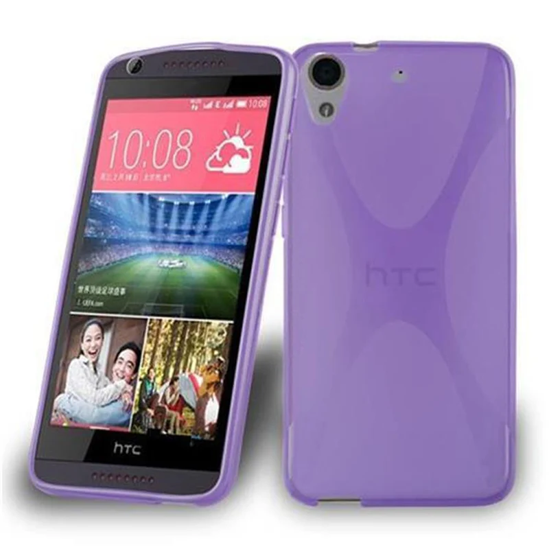 Cadorabo Hülle kompatibel mit HTC Desire 626 Schutzhülle aus flexiblem TPU Silikon