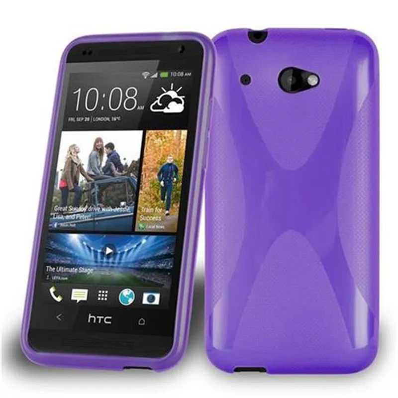 Cadorabo Hülle kompatibel mit HTC Desire 601 Schutzhülle aus flexiblem TPU Silikon