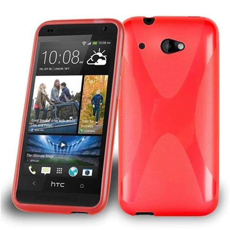 Cadorabo Hülle kompatibel mit HTC Desire 601 Schutzhülle aus flexiblem TPU Silikon