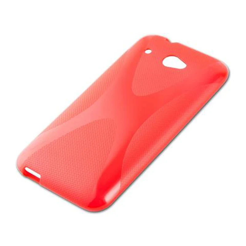 Cadorabo Hülle kompatibel mit HTC Desire 601 Schutzhülle aus flexiblem TPU Silikon