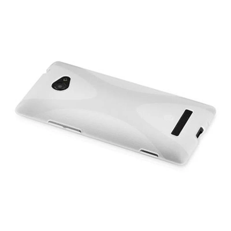 Cadorabo Hülle kompatibel mit HTC Windows Phone 8X Schutzhülle aus flexiblem TPU Silikon