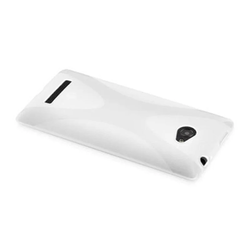 Cadorabo Hülle kompatibel mit HTC Windows Phone 8X Schutzhülle aus flexiblem TPU Silikon