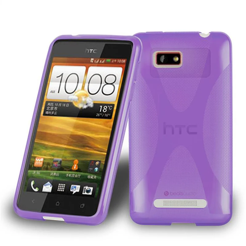 Cadorabo Hülle kompatibel mit HTC ONE SU Schutzhülle aus flexiblem TPU Silikon