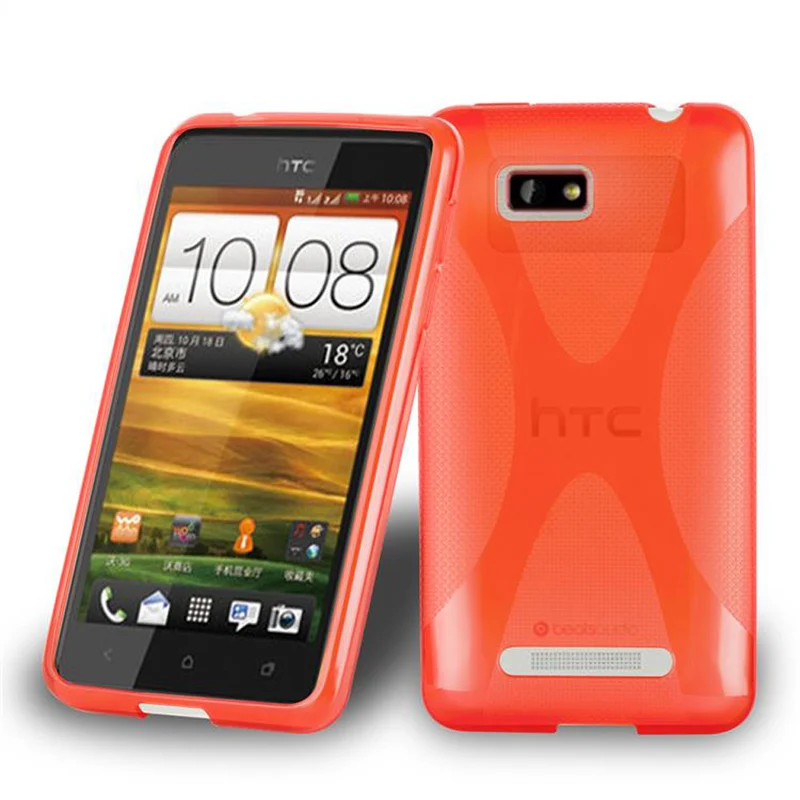 Cadorabo Hülle kompatibel mit HTC ONE SU Schutzhülle aus flexiblem TPU Silikon